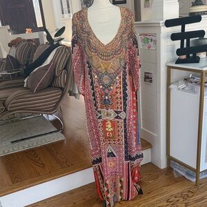 Camilla Colorful Bohemian Maxi Dress Caftan